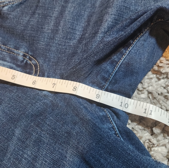 Kut from the Kloth Catherine Boyfriend Raw Hem Ankle Jeans Denim Mid Rise Sz 6 - Picture 11 of 14